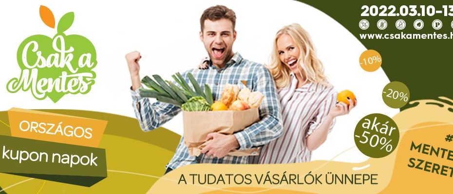 Csak a mentes kupon napok 2022