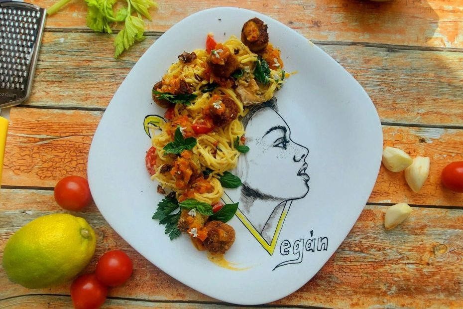 Chilis bazsalikomos citromos tészta