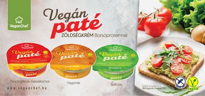 VeganChef - Vegán paté zöldségkrém borsóproteinnel