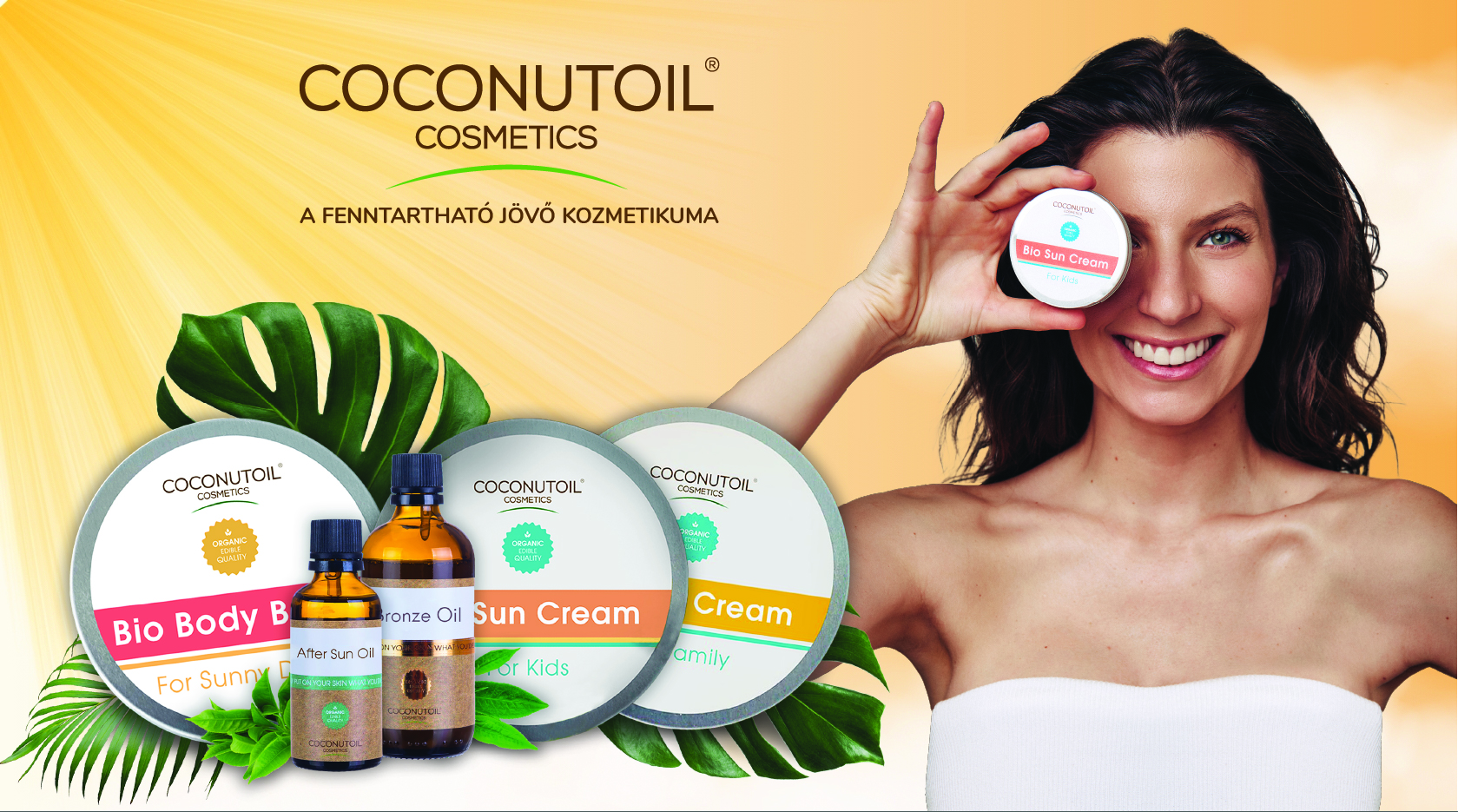 Coconutoil Cosmetics - hatékony fényvédelem 100% bio, ehető minőségben
